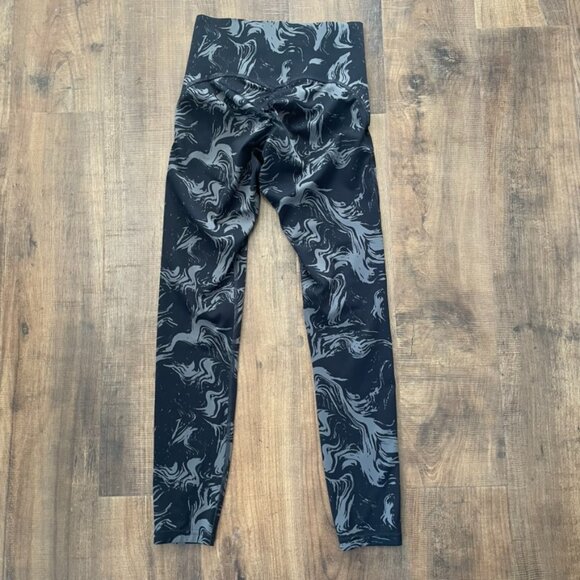 Gymshark Women’s Black Gray Marble Scrunch Leggings S - Picture 5 of 7
